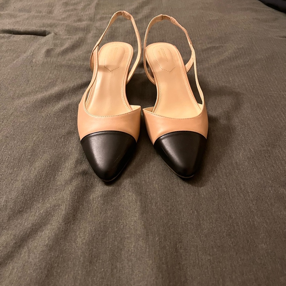 Liz Claiborne Two-Tone Slingback Heels